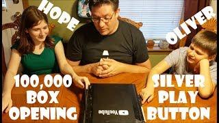 100,000 Subscriber Award Box Opening w/ Hope and Oliver