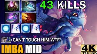 Cancer Build Octarine Core + Spell Prism Pro Puck Mid 43 Kills Unstoppable Epic Battle Fight Dota 2