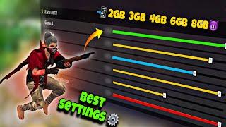 Free Fire Headshot setting 2025 ️ Best Sensitivity Settings ️| Sensitivity + HudSettings Free Fire