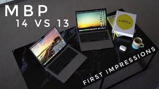 Macbook Pro 14" vs Macbook Pro 13"  - First Impressions