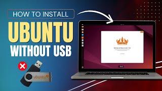 How to Install Ubuntu 24.04 without USB | Dualboot | UEFI