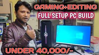 RS 40000 PC BUILD FULL SETUP 2022 | 40K GAMING+VIDEO EDITING PC BUILD | I5 10TH GEN | TECHNO HUB PC