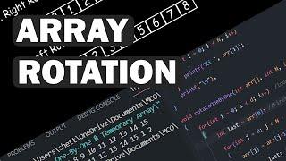 Twist and Turn: Exploring Array Rotation Algorithms | Array Rotation | #algorithm  #dsa #arrays