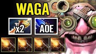 Waga Sniper DIVINE RAPIER + AGHA = Killer Machine AOE Assassinate Dota 2