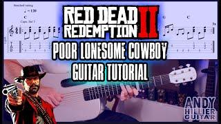 Red Dead Redemption 2 Poor Lonesome Cowboy Guitar Tutorial Lesson