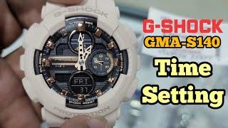 How To Setting TIME G-SHOCK GMA-S140 Digital Watch