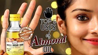 Top 5 Uses Of Almond Oil | How To Use Almond Oil In Different Ways | Beauty Hacks For Girls | Foxy