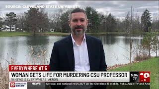 Woman gets life sentence killing Cleveland State University professor