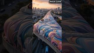"Is Jesus Watching You from the Sky? This Art Says Yes ️" #jesus #jesuslovesyou