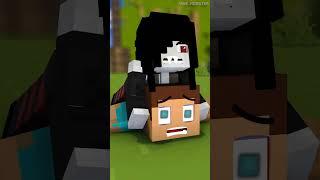 Never Punch Vampire Girl - minecraft animation #shorts