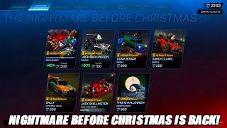 The Nightmare Before Christmas Bundle Is Back In The Item Shop!! - Rocket League Item Shop Update