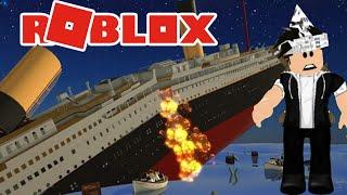 SOBREVIVENDO AO TITANIC AFUNDANDO!!! ( ROBLOX )