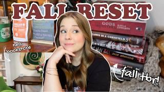 let's reset for fall!  fall tbr, decorating, new coffee maker!