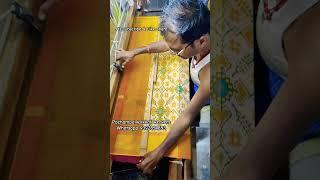 Twill ikkat pattu sarees pochampally #saree #ikkat #ikkatfabric #ikat #ikkatsaree #handloom