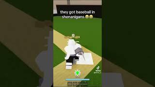 they got baseball in Jujutsu Shenanigans #roblox #jujutsushenanigans #anime #robloxfunny