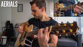 Aerials (System Of A Down cover) acoustic guitar lesson with TAB