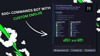 How to Make 600+ Discord Bot Without Coding | Custom Emojis