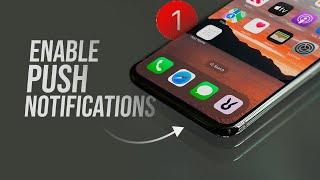 How to Turn On Push Notifications on iPhone 15 (tutorial)