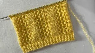 Beautiful Knitting Stitch Pattern For Sweaters And Cardigans
