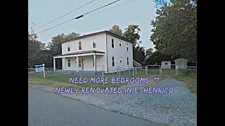 ROOMY !  6 Bedroom 4 Bath E. Henrico VA Home for Sale RENOVATED ++$379,999++