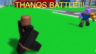 THANOS BATTLE!!!! Super hero tycoon