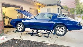 Long Tube Headers Installed | 1981 Camaro z28 SBc 350 #cars #musclecar