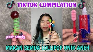 MAKAN SEMUA LOLLIPOP UNIK ANEH JAJANAN SD  | KOMPILASI VIDEO TIKTOK CHRISTINE YUWANTI