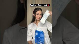 Sanitary Pads Hack🩸#periods #menstruation #girls #pads #shortsfeed