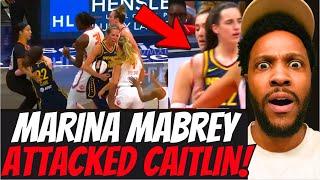 MARINA MABREY SHOWS DISDAIN FOR CAITLIN CLARK AFTER BLINDSIDING HER TO HELP DIRTY TEAMMATE!