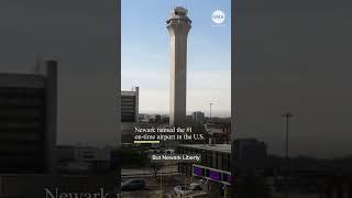 Newark named the No. 1 on-time airport in the U.S. #shorts