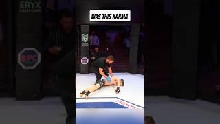 Was this karma? Fake glove touch #mma #karma #touch