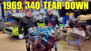 1969 MOPAR 340 Tear Down - Dart Swinger Rebuild