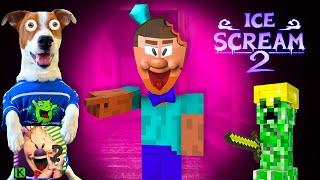  Мороженщик это Стив из Майнкрафта Ice Scream 2 in Minecraft 