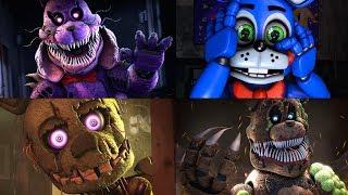 10 FIVE NIGHTS AT FREDDY'S ANIMATRONIC VOICES ANIMATED (FNAF ANIMATIONS)