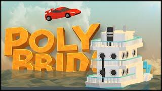 Triple Split, Hydraulic Jump & Dump Slope - Poly Bridge Snow Drift Levels (Poly Bridge Funny)