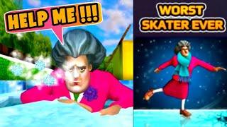  SCARY TEACHER 3D! Worst Skater Ever | Gameplay - Walkthrough [Android - iOS]