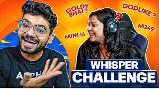 WHISPER CHALLENGE with My Girlfriend Zoya! 