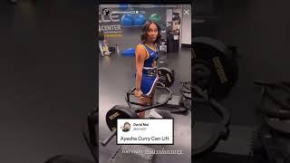 Ayesha Curry getting in some reps.  #shorts