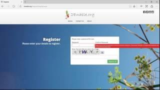 Register on 2Enable with 2Enable Credentials