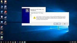 How to Fix OBS Installation Error Your System is Missing in Windows PC