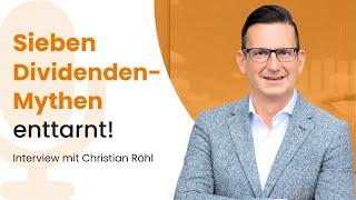 Christian W. Röhl @echtgeldtv:  “Dividenden-Rendite ist häufig ein Warnsignal” | justETF