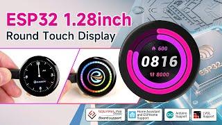 CrowPanel ESP32 1.28 inch Round LCD, IPS SPI Capacitive Touch Display