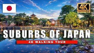  Relaxing Japan Walking Tour - Exploring the Suburbs of Nara, Japan [ 4K HDR - 60 fps ]