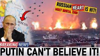 Massive Airstrike on Russia! Moscow people can't take it anymore! Ukraine finally succeeded!