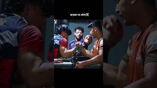 aryan kandari vs shiv kaushiksuper match️#aryankandari #armwrestling #trendingshorts