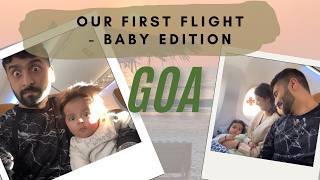First time flight with baby to GOA  Pooja Karan Bafna 
