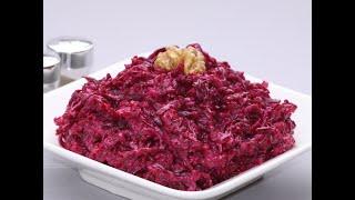 Բազուկով աղցան  Beetroot salad  Свекольный салат  Xohanoc.am