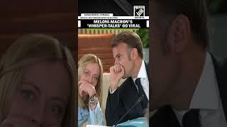 Italian PM Meloni, French Prez Emmanuel Macron’s 'secret talks' at G7 summit in Canada