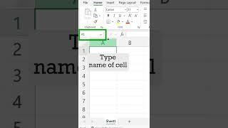 Excel 2021 - Fastest Way to Go to Cells | #Shorts #excel #office