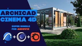 ArchiCAD – Cinema 4d + Corona Render